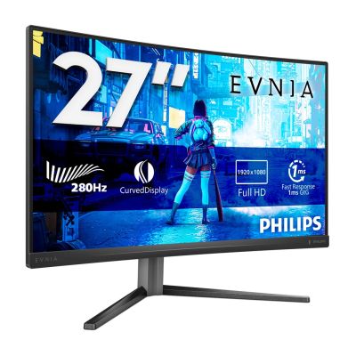 20. Philips Evnia 5000 27M2C5200W/00 monitor komputerowy 68,6 cm (27") 1920 x 1080 px Full HD LCD Czarny