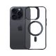 6. Etui 3mk Satin Armor MagCase z MagSafe na iPhone 15 Pro Max - przezroczyste z czarną ramką