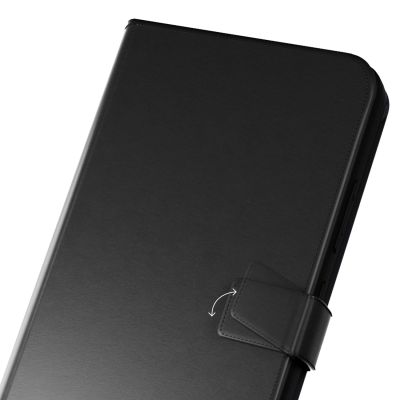 9. Etui z ekoskóry Puro Booklet Case z klapką i portfelem do Samsung Galaxy S25+ - czarne