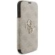 4. Etui Guess Book 4G Metal Logo na iPhone 18 Pro / 17 Pro - różowe