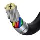 4. Kabel Baseus CATYS-C01 USB-C - USB-C PD QC FCP 100W 5A 480Mb/s 2m - czarny