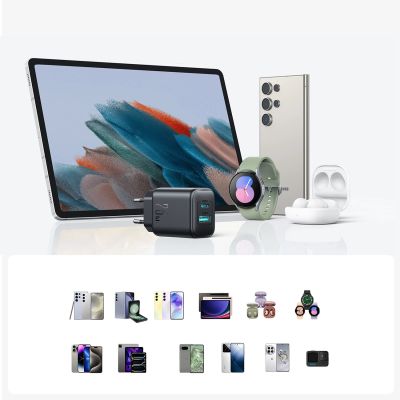15. Ładowarka Joyroom JR-TCF13 sieciowa USB-C / USB-A 25W SFC / PPS / PD - czarna