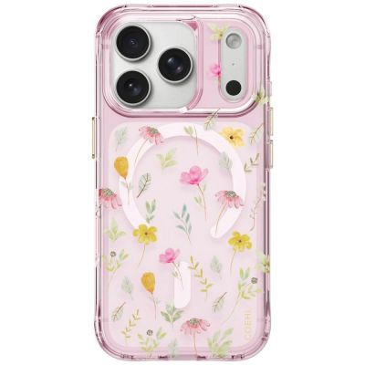Etui UNIQ Coehl Evie Magnetic Charging na iPhone 18 Pro / 17 Pro - różowe