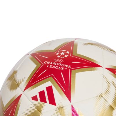 3. Piłka nożna adidas UCL Club 26/27 League Stage biało-czerwono-złota KE9764