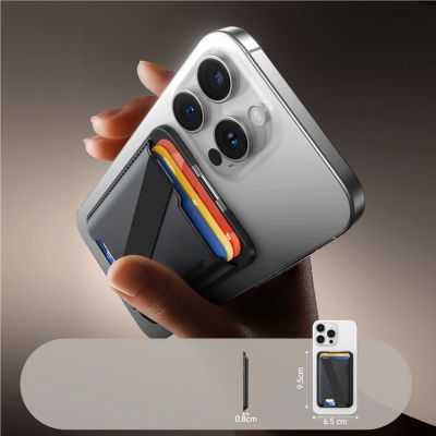 3. Portfel magnetyczny Joyroom JR-ZS432 kompatybilny z MagSafe - czarny