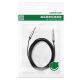 13. Kabel Ugreen AV119 10736 audio mini jack 3,5mm / mini jack 3,5mm 3m - czarny