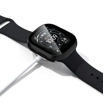 7. Etui Tech-Protect Defense Black & Clear 2-Pack na Apple Watch 49 mm
