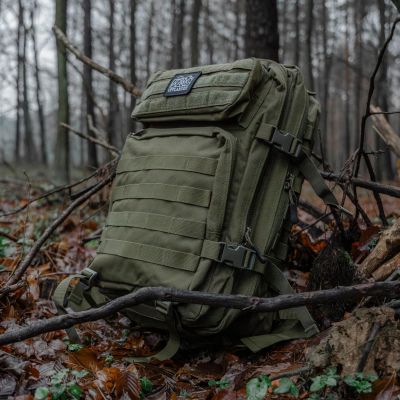 23. Plecak turystyczny Offlander Survival 43L OFF_CACC_07GN