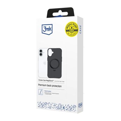 8. Etui 3mk Smoke Case Mag&Stand na iPhone 17 - czarne