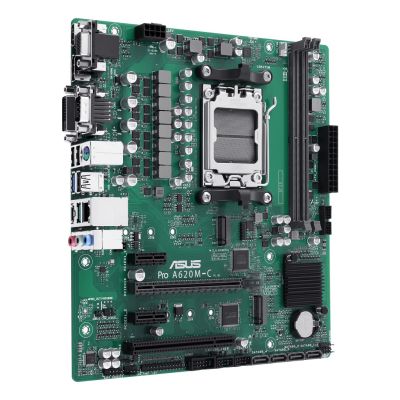 3. ASUS PRO A620M-C-CSM AMD A620 Gniazdo AM5 micro ATX