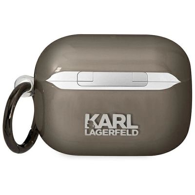 2. Etui Karl Lagerfeld Karl's Head na AirPods Pro 2 - czarne