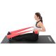 17. TAŚMA TRENINGOWA DO ĆWICZEŃ PILATES 2000x150x0,550MM 15-25KG NIEBIESKA