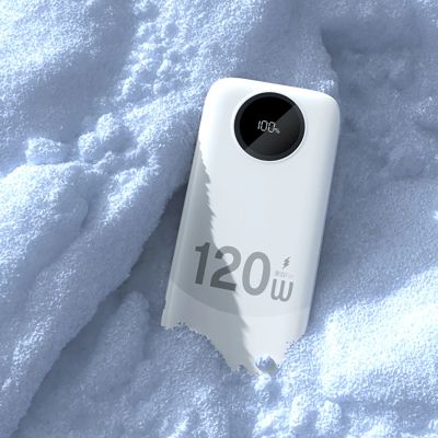 2. Powerbank Dudao K13 10000mAh z wbudowanym kablem - biały