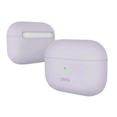 2. Etui UNIQ Silicone na AirPods Pro - lawendowe