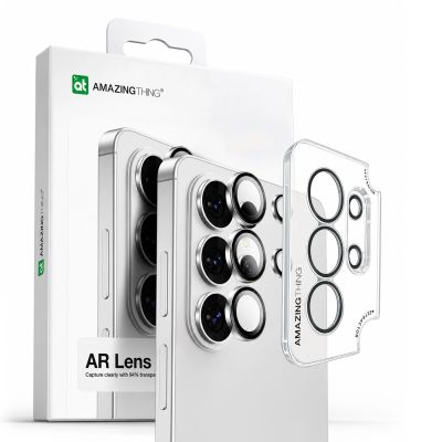 4. Szkło hartowane AMAZINGTHING Radix AR Lens Glass na wyspę aparatu do Samsung S26 Ultra - przezroczyste