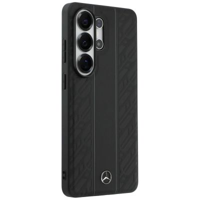 4. Etui Mercedes Laurel Leaves Vertical Stripes MagSafe na Samsung Galaxy S26 Ultra - czarne