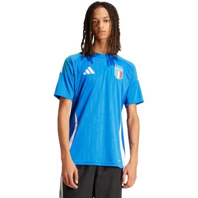 8. Koszulka męska adidas Italy 24 Home niebieska IN0657