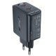 8. Szybka ładowarka sieciowa GaN 35W PD 2x USB C Acefast A49 - czarna