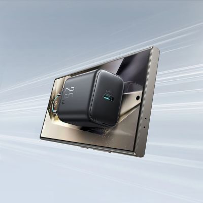 11. Ładowarka Joyroom JR-TCF23 sieciowa USB-C 25W SFC / PPS / PD - czarna + kabel USB-C / USB-C 1m