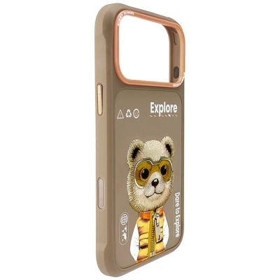 2. Etui Nimmy Cool&Cute 2.0 Bear na iPhone 17 Pro - beżowe