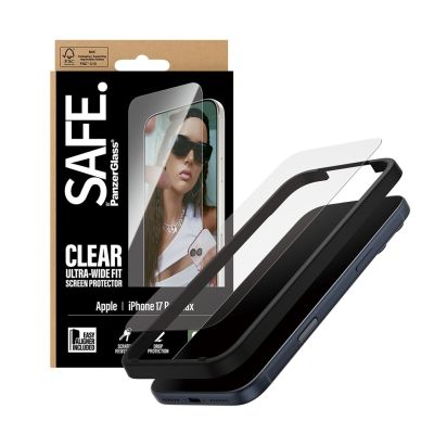 6. PanzerGlass Screen protector | Apple | iPhone 17 Pro Max | Transparent | Ultra-Wide Fit w. EasyAligner