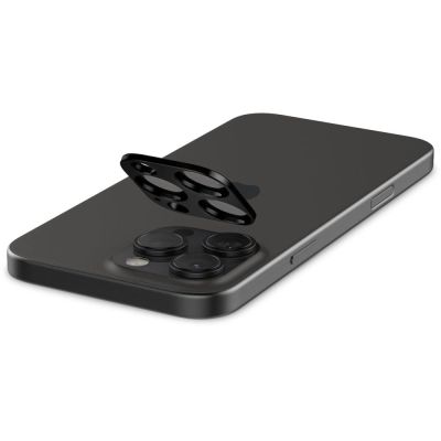 5. Osłona aparatu Spigen Optik.tR Camera Protector na iPhone 14 Pro / Pro Max / 15 Pro / Pro Max  / 16 Pro / Pro Max- czarna 2 szt.