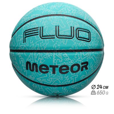 11. Piłka do koszykówki Meteor Fluo 7 16751