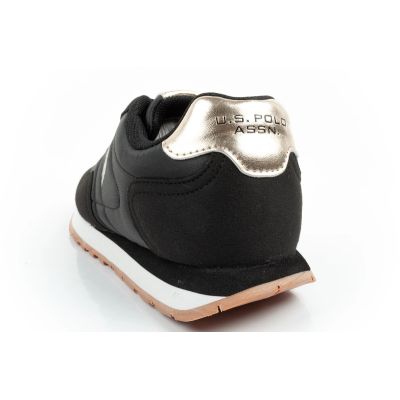 5. U.S Polo Assn buty sportowe sneakersy damskie modne wygodne czarne