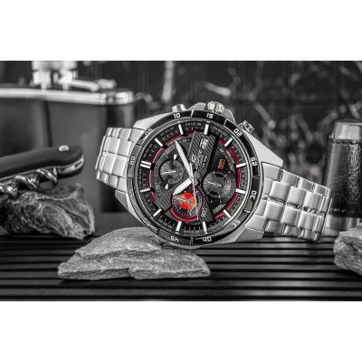 5. Zegarek Męski CASIO EDIFICE EFR-556DB-1AVUEF + BOX