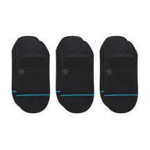 Stance Icon No Show 3 Pack Skarpety do tenisówek Czarny 3 par(y)