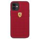 3. Etui Ferrari On Track Perforated na iPhone 12 mini - czerwone