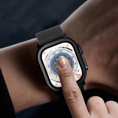 3. Szkło hartowane Tech-Protect 2-pack na Apple Watch Ultra 49 mm - czarne