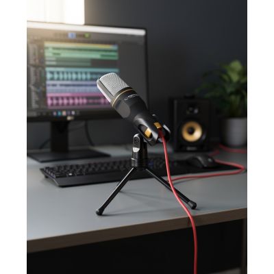 7. Mikrofon Esperanza STUDIO PRO EH182 (kolor czarny)