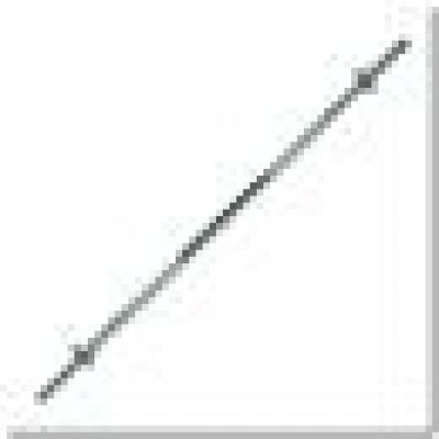 3. Gryf prosty HMS z gwintem i zaciskiem GPR165  30MM x 165 CM HMS