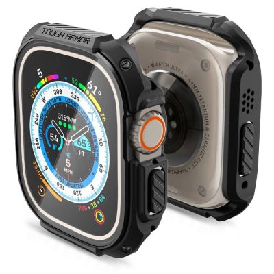 Etui Spigen Tough Armor na Apple Watch Ultra 49 mm - czarne