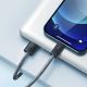 9. Baseus kabel do iPhone USB - Lightning 2m, 2,4A szary (CALD000516)