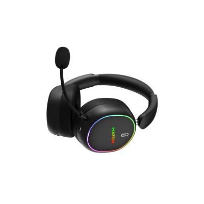6. Słuchawki dla graczy Hator Phoenix 2 Wireless bezprzewodowe czarne