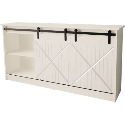 2. Komoda 160x80x35 GRANERO biały/biały połysk