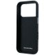 7. Etui Mercedes Leather Semi Wrap Wood Effect MagSafe na iPhone 17 Pro - granatowe