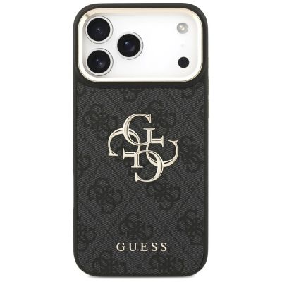 3. Etui Guess 4G Big 4G Classic Logo Big Strap Metal Buttons na iPhone 18 Pro Max / 17 Pro Max - czarne