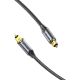 2. Kabel audio optyczny Vention w oplocie z aluminiowym złączem 10m czarny