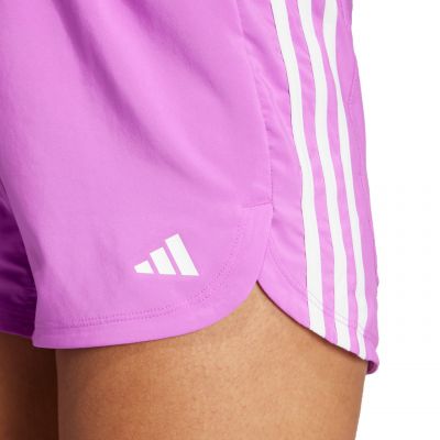 5. Spodenki adidas Pacer Training 3-Stripes Woven High Rise W IX1079