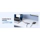 7. Ugreen Wielofunkcyjny HUB 5w1 USB-C  - HDMI 1.4 / 3 x USB-A / USB-C PD 100W CM511 - szary