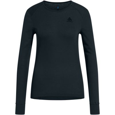 Bielizna termoaktywna z długim rękawem Odlo BL TOP crew neck l/s ACTIVE WARM roz. M Niebiesko-szara