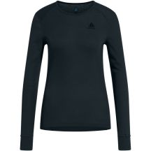 Bielizna termoaktywna z długim rękawem Odlo BL TOP crew neck l/s ACTIVE WARM roz. M Niebiesko-szara