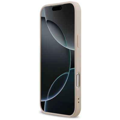 5. Etui Guess Saffiano Classic Logo MagSafe na iPhone 18 Pro Max / iPhone 17 Pro Max - różowe