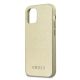 7. Etui Guess Iridescent na iPhone 12 mini - złote