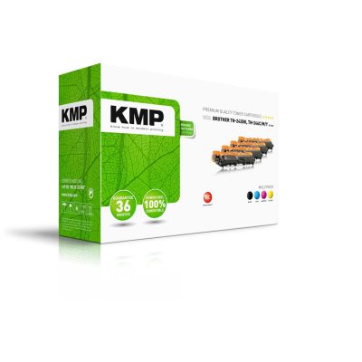 2. KMP MULTIPACK B-T58V kaseta z tonerem 4 szt. Zamiennik Czarny, Cyjan, Purpurowy, Żółty