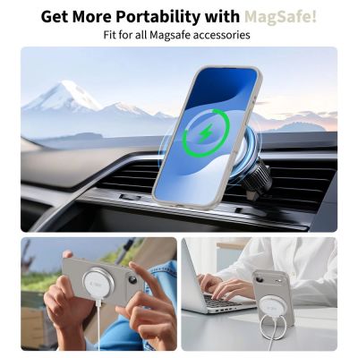 5. Etui Tech-Protect Silicone MagSafe na iPhone 17 Air - szare
