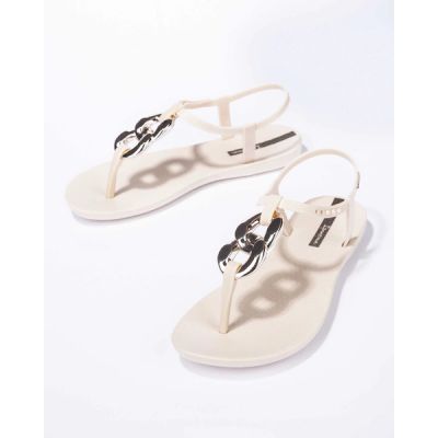 4. Ipanema Sandal Class sandały japonki damskie modne lekkie beżowe